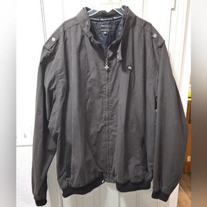 LRG Grass Roots Windbreaker Zip-up Jacket Black Big & Tall Men's Size 4XL